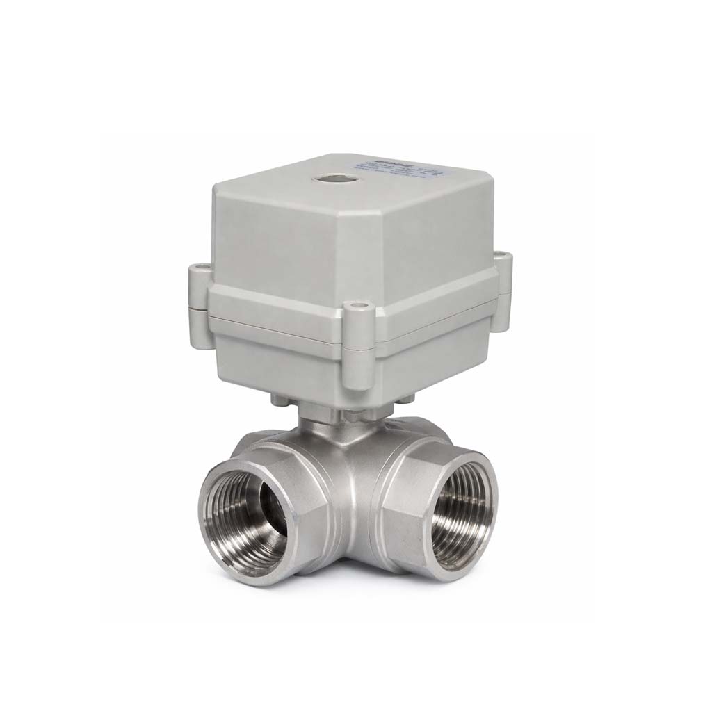 3 Yollu Paslanmaz Mini Motorlu Vana