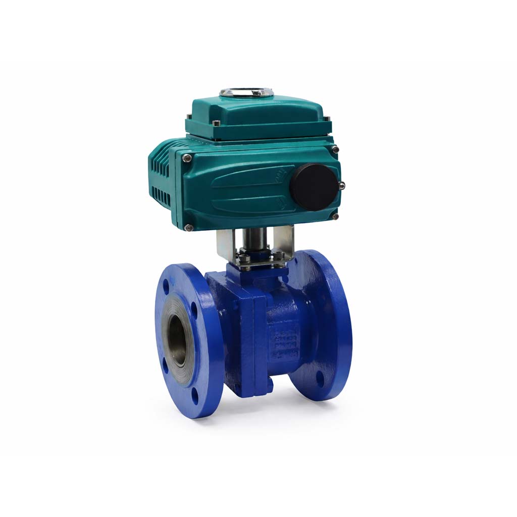 Elektrik Aktüatörlü Döküm Gövde Küresel Vanalar