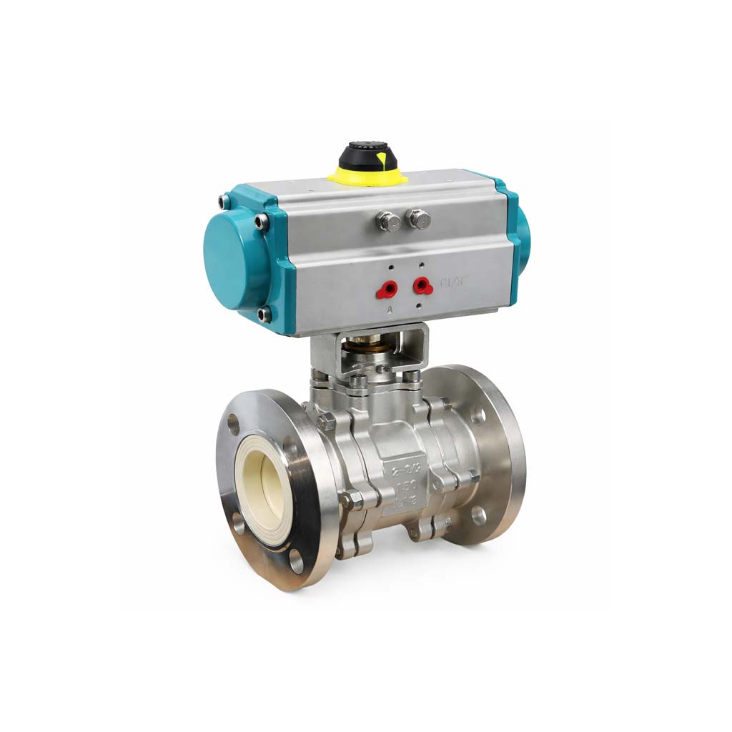 Pnömatik Aktüatörlü Seramik Küresel Vanalar