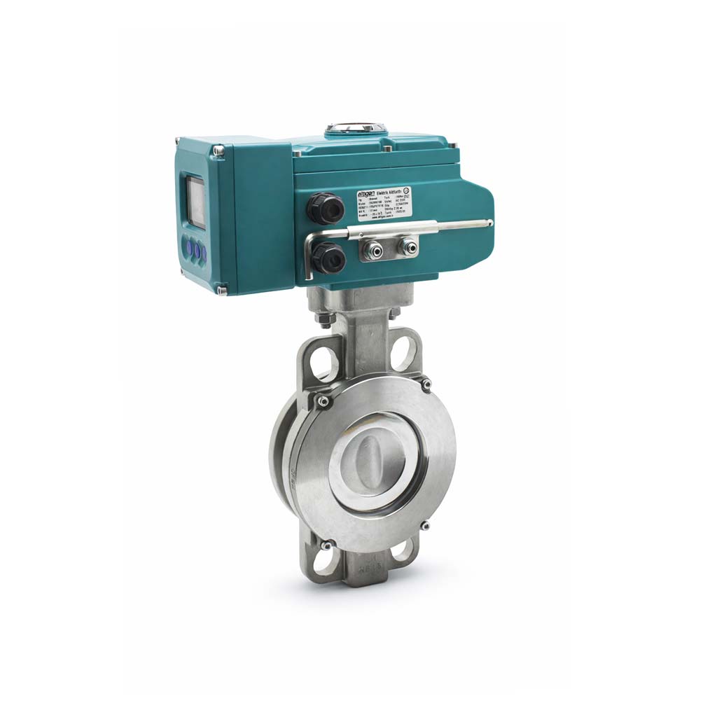 Oransal Elektrik Aktüatörlü Yüksek Performans Kelebek Vanalar